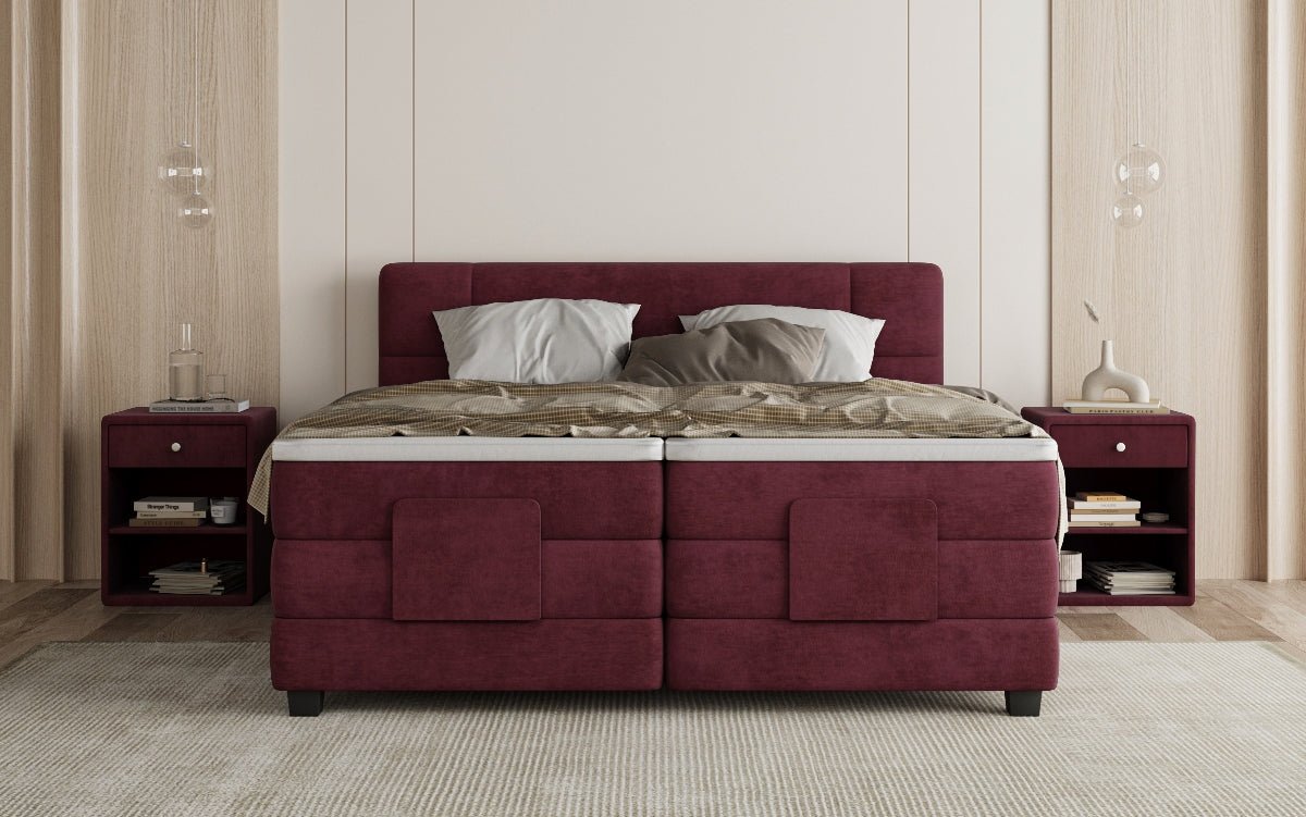 Boxspringbett Noela Samt elektrisch verstellbar