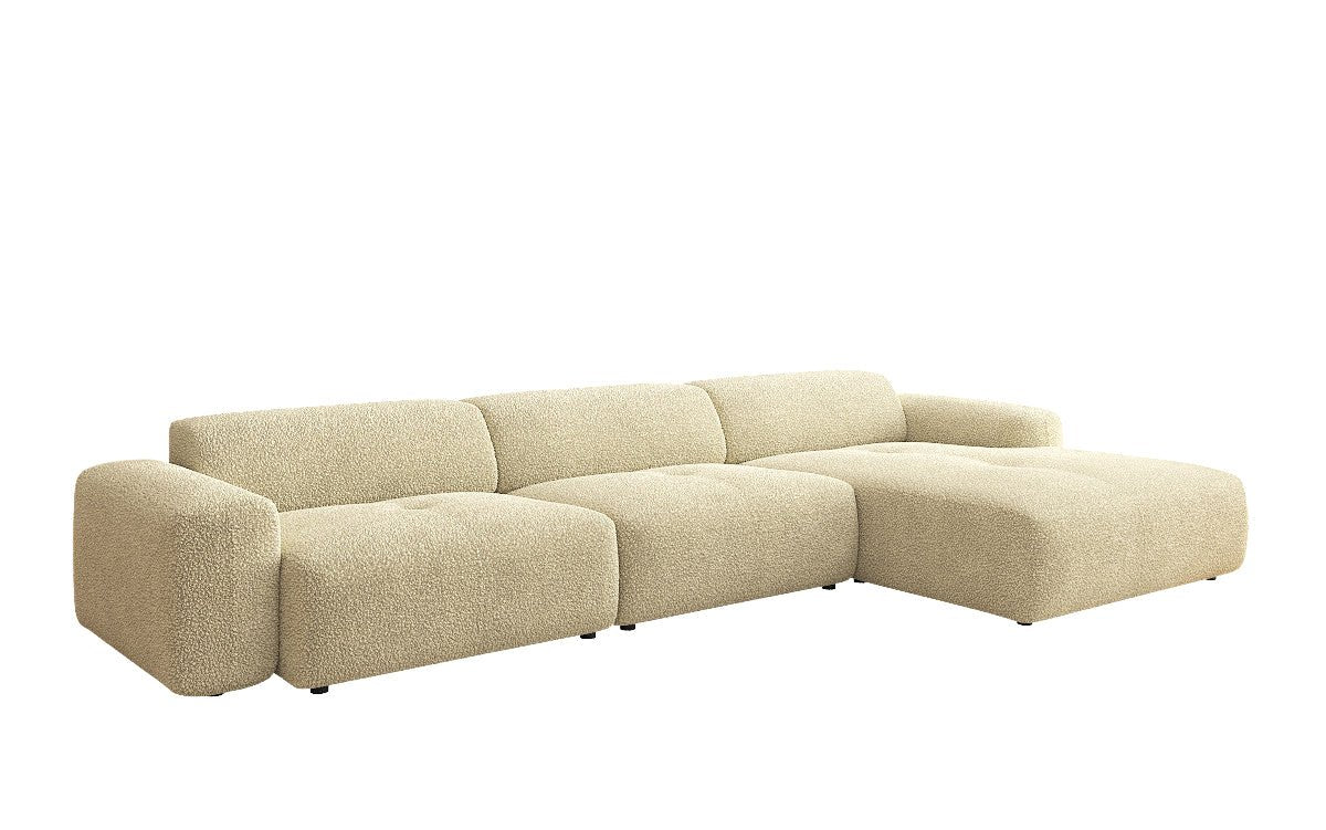 Designer L Sofa Calm Maxi in Bouclé