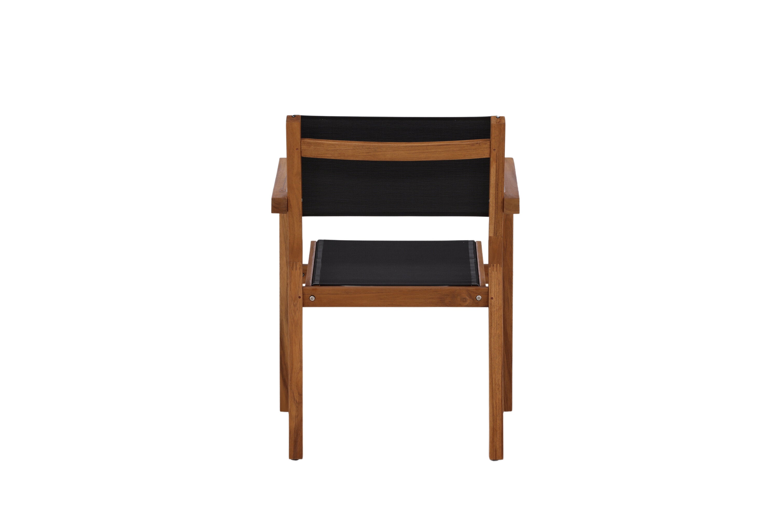 2er Set - Gartenstuhl Florenz aus Textilene/Akazie