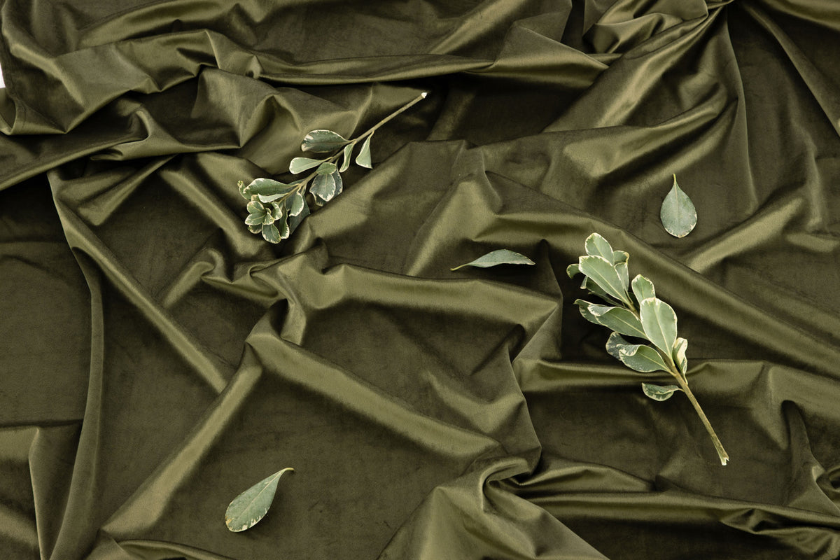 Gardinen-Set Anny – Samtoptik in vielen Farben