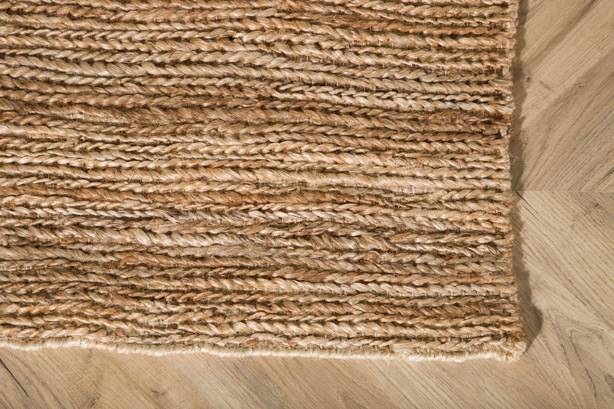 Teppich Julia – handgewebt in Naturfarbe aus Jute