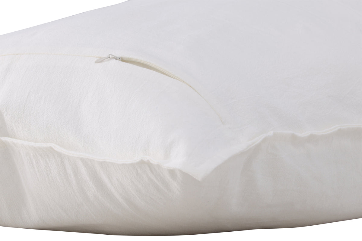 Kissenbezug Hygge - 50x90 cm in Braun, Beige und Weiß aus 100% Baumwolle