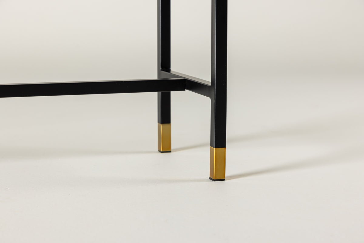 Beistelltisch Chase – mit Glasplatte