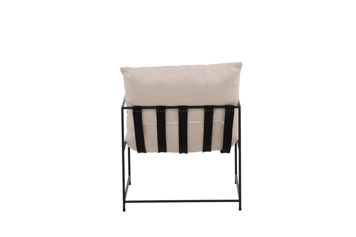 Designer Lounge Sessel Sedalia – moderner Armlehnsessel in Beige