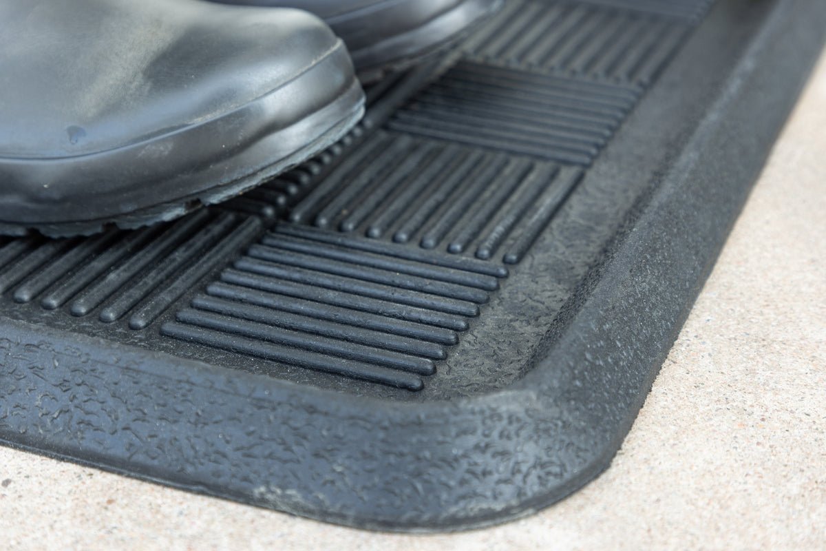 Schuhmatte Lora - in Schwarz aus Gummi