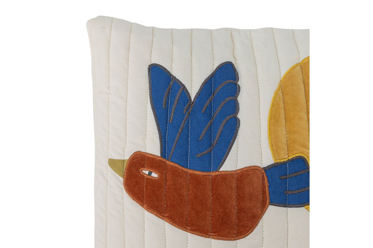Zierkissen Birdy - Baumwollkissen mit Vogelmotiv