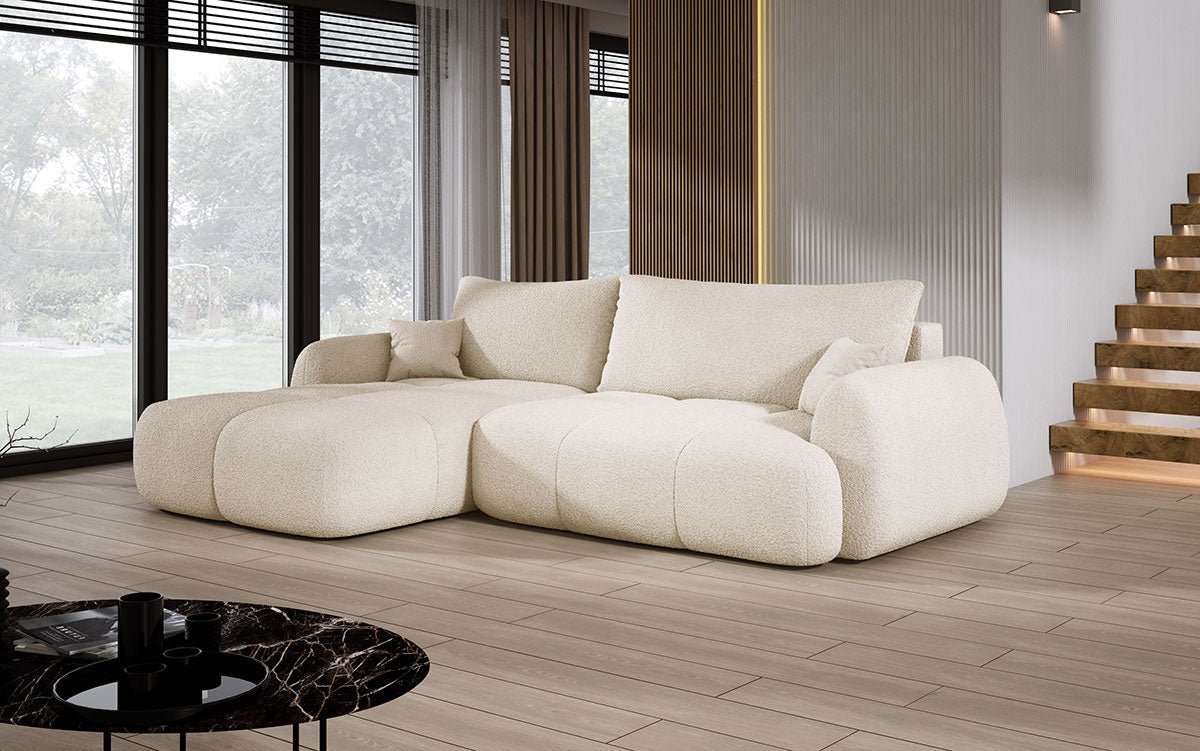 Designer Ecksofa Coco in Bouclé
