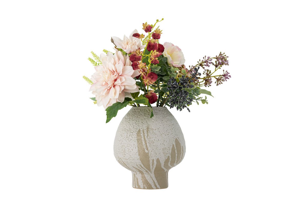 Künstlicher Blumenstrauß Selene – Roséfarbene Blütenkomposition