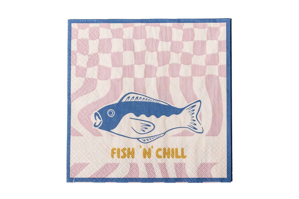 Papierservietten Mare - 33 x 33 cm, 20 Stück - maritimes Design