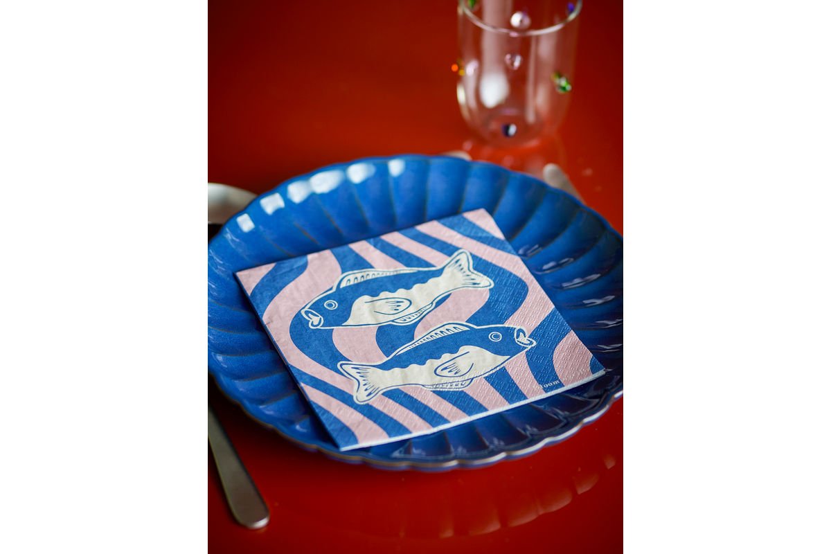 Papierservietten Mare - 33 x 33 cm, 20 Stück - maritimes Design