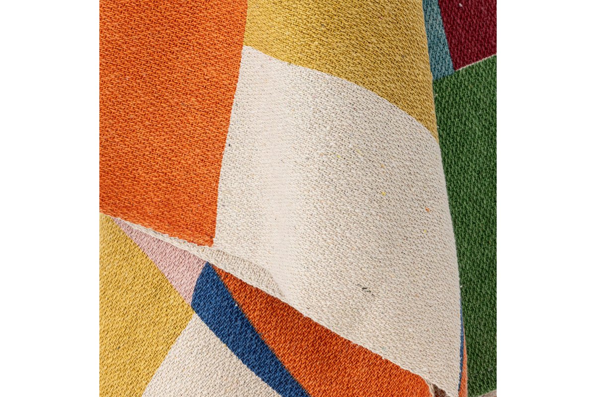 Kindertagesdecke Palma – Bunte Decke aus recycelter Baumwolle