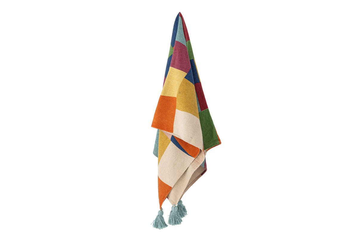 Kindertagesdecke Palma – Bunte Decke aus recycelter Baumwolle