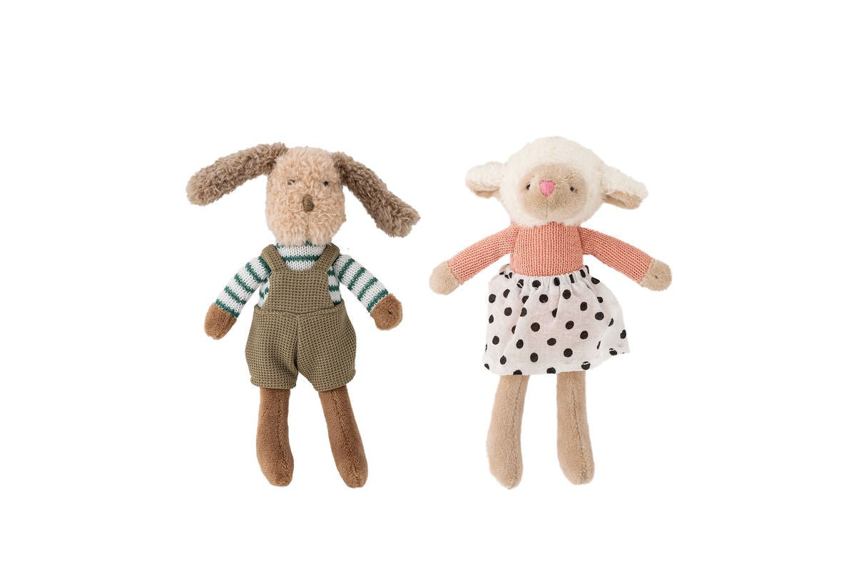 Puppen Set Lima für Kinder – Stoffpuppen aus Baumwolle (2er-Set)