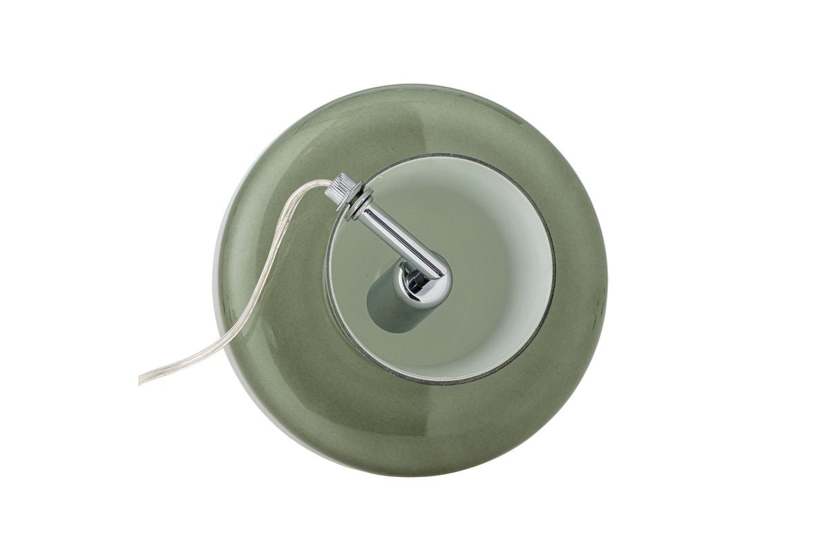 Tischlampe Nysa – Glasleuchte in organischer Pilzform