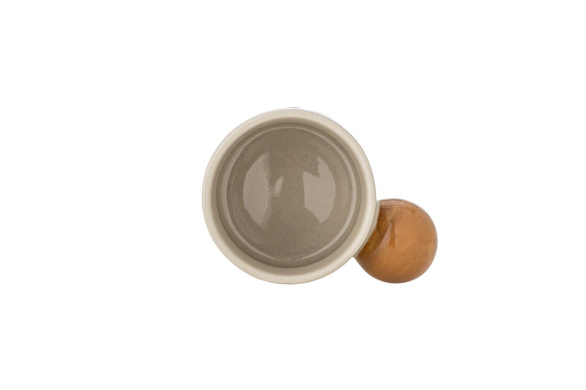 Tasse Zephyr – Natur, aus Steingut