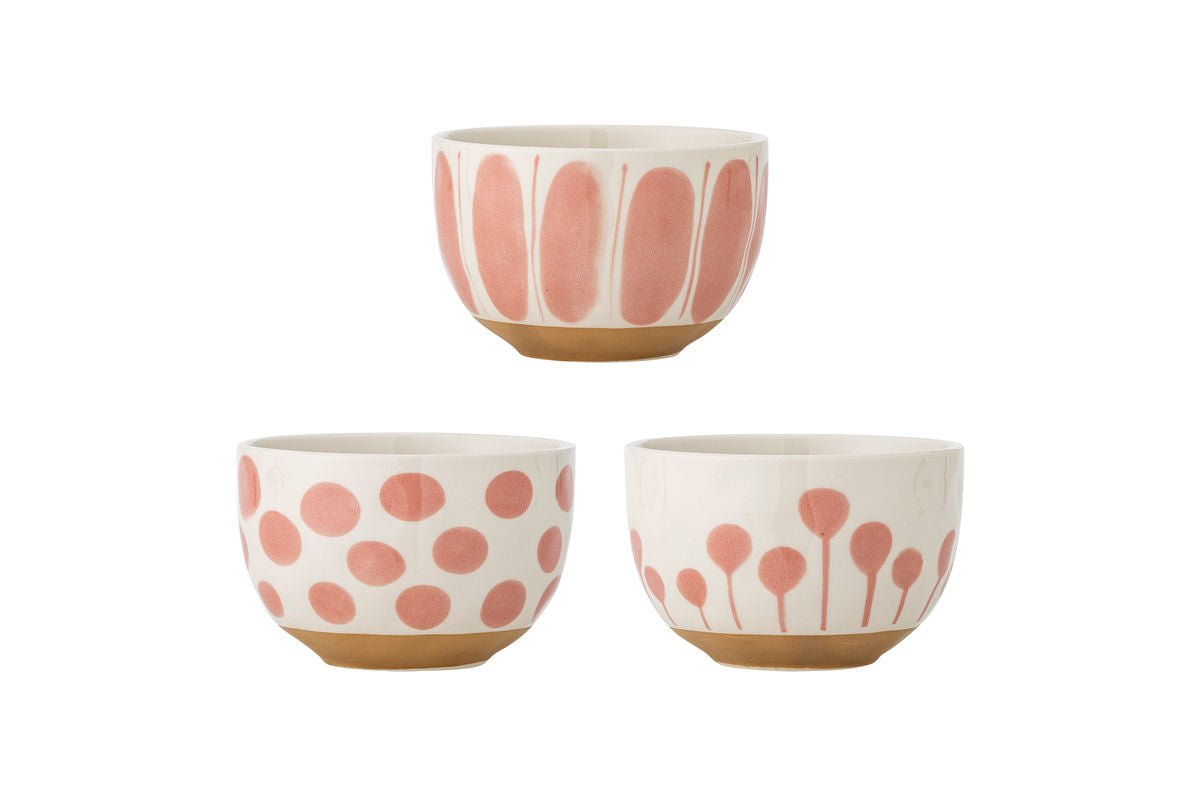 Schale Loréa – aus Steingut gefertigt - 3er Set