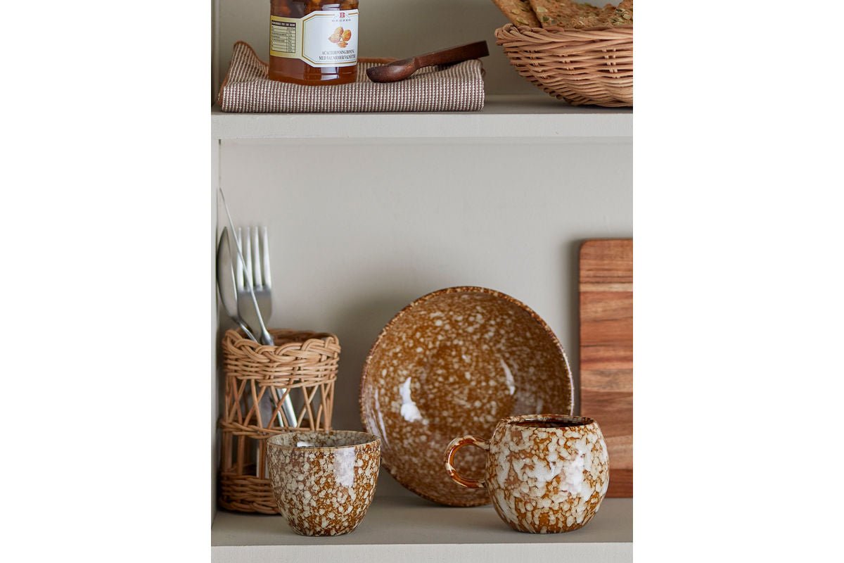 Schale Épure – aus Steingut gerfertigt - Reaktivglasur