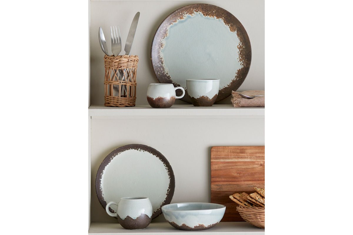 Schale Épure – aus Steingut gerfertigt - Reaktivglasur