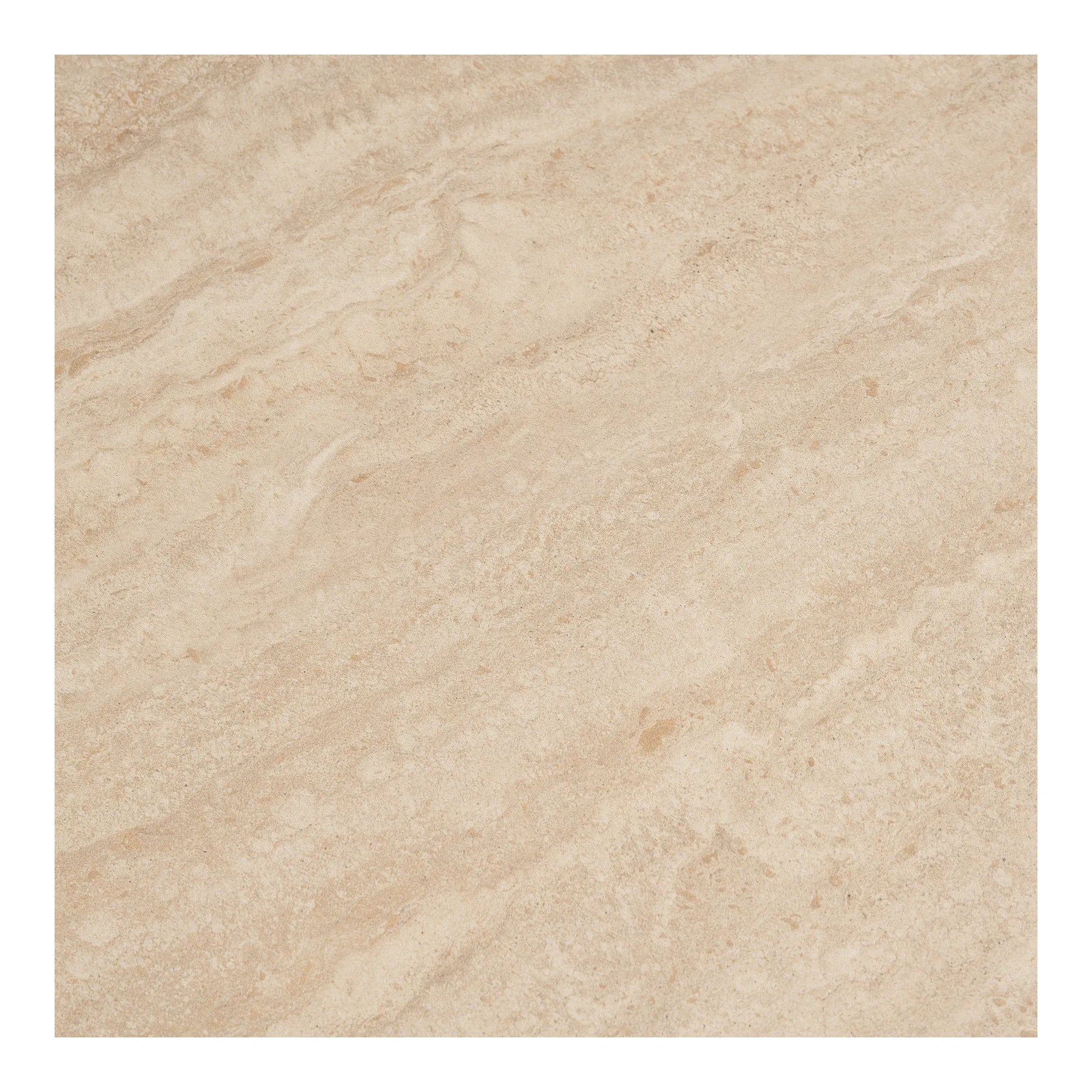 Couchtisch Elvaris - mit Keramikplatte in Travertin-Optik