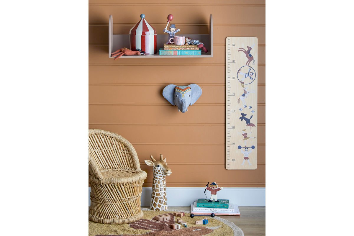 Aufbewahrungsgefäß Liam - dekoratives Zirkuszelt aus Steingut mit Deckel