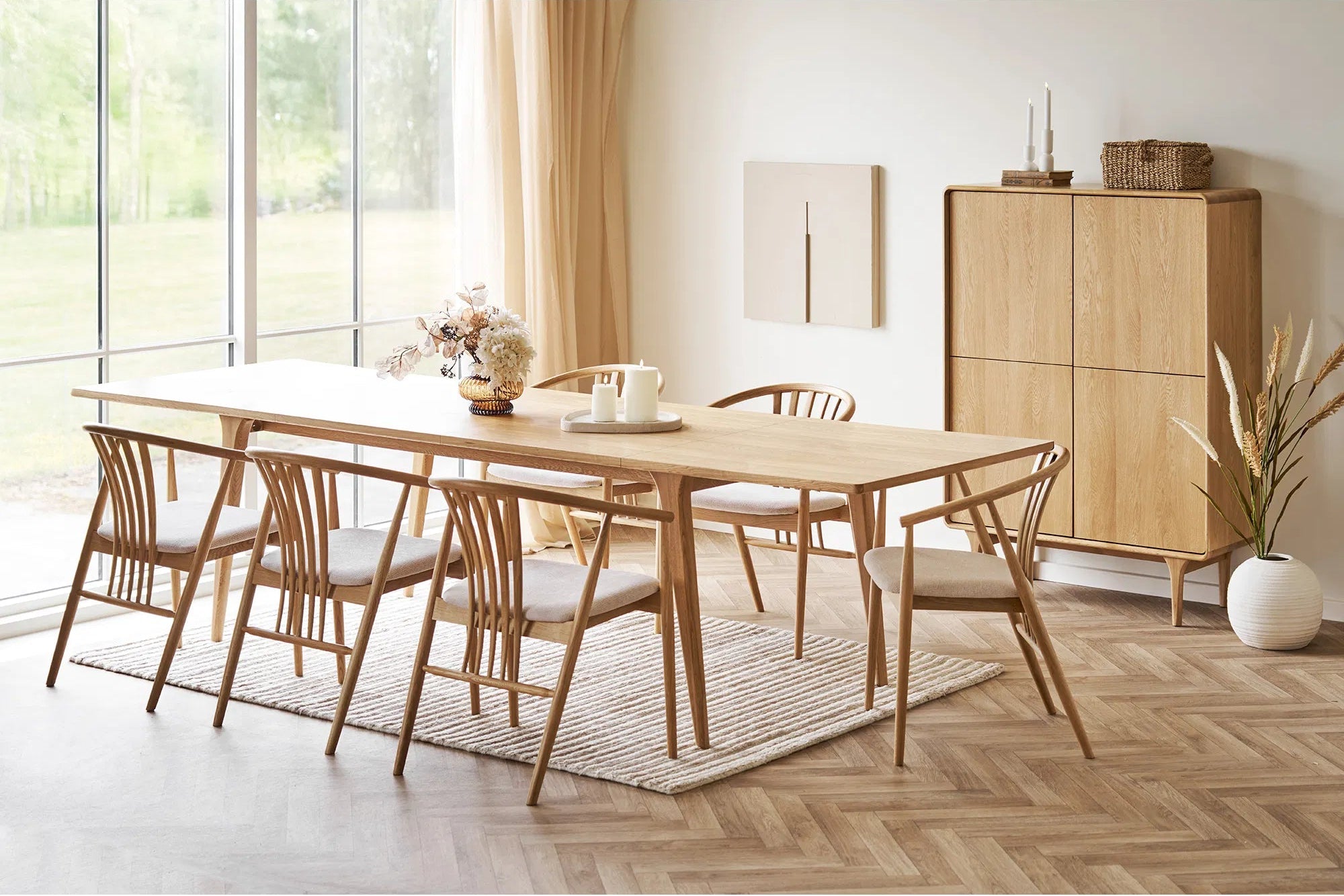 Esstisch Kjellina - in Holzoptik