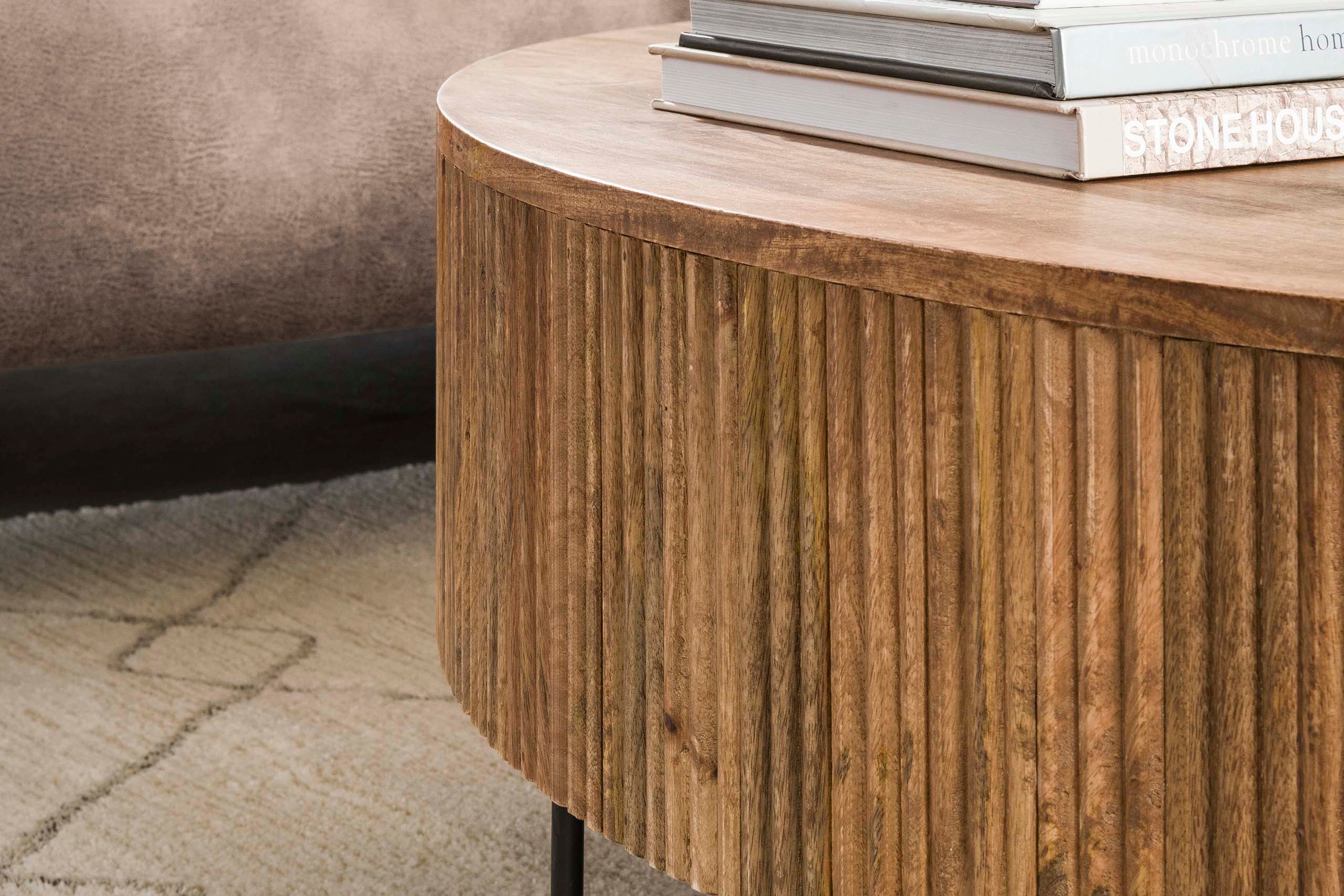 Couchtisch Duna - aus Mangoholz ⌀ 120 cm