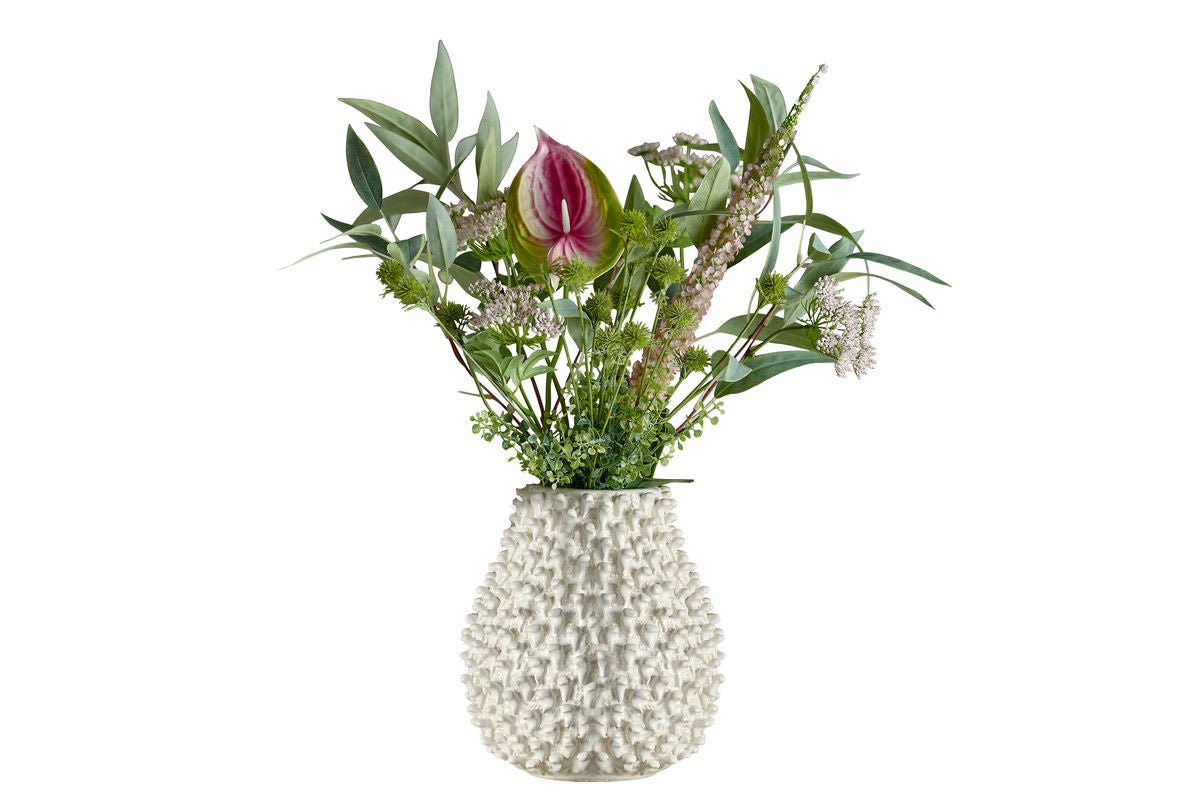 Künstlicher Blumenstrauß Belluno – Blüten in Creme- & Rosétönen