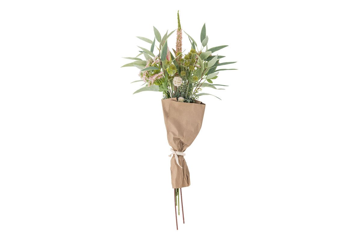 Künstlicher Blumenstrauß Belluno – Blüten in Creme- & Rosétönen