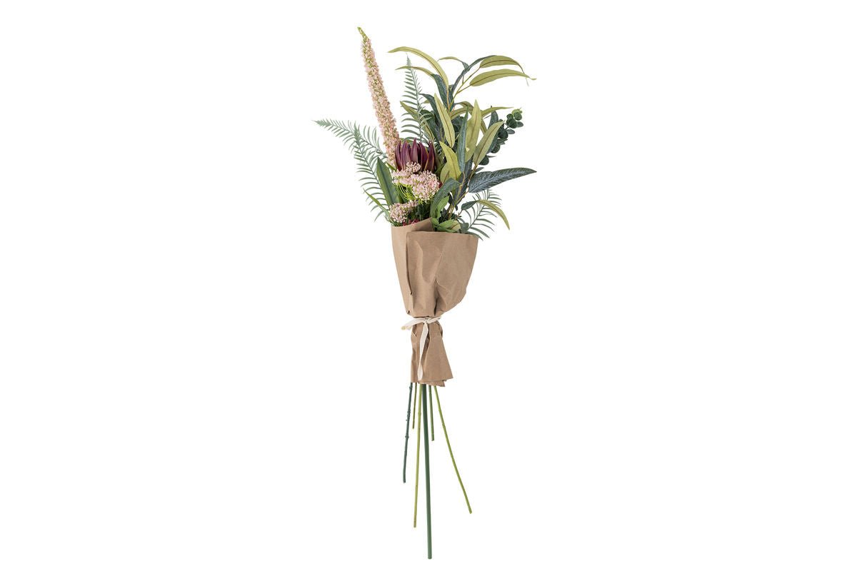 Künstlicher Blumenstrauß Imperia – Kräftige Rot- & Grüntöne