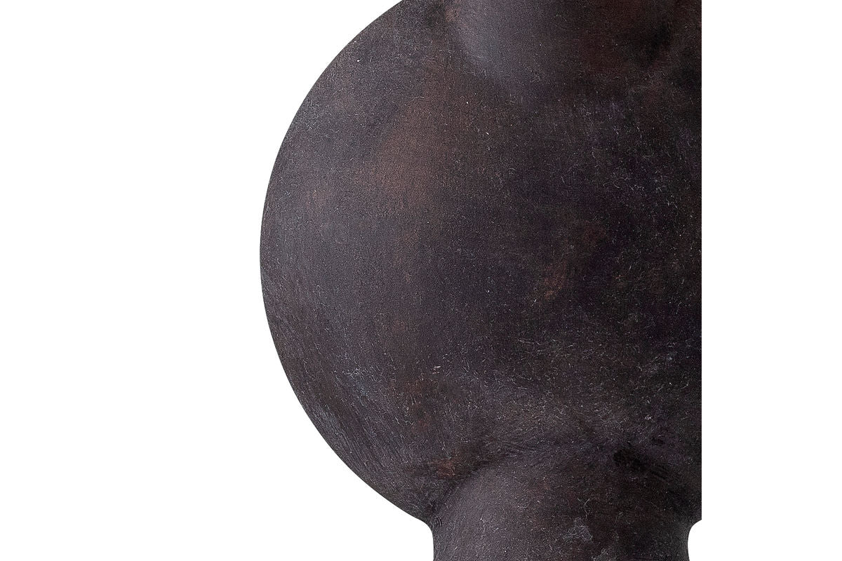 Tischlampe Savage - matt schwarze Terrakotta Leuchte