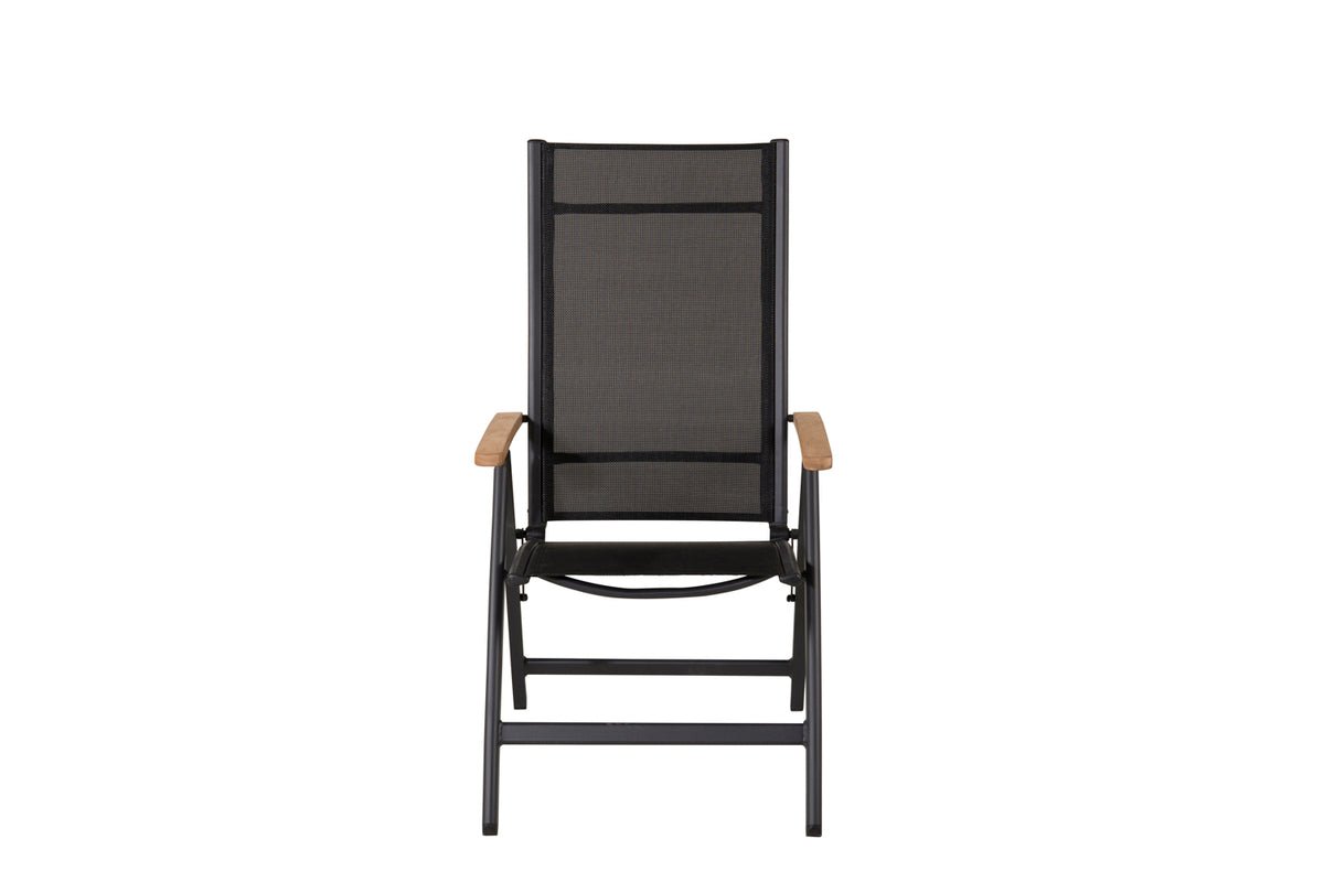 2er Set - Gartenstuhl GranCanaria aus Textilene/Aluminium in Schwarz, Weiß oder Beige