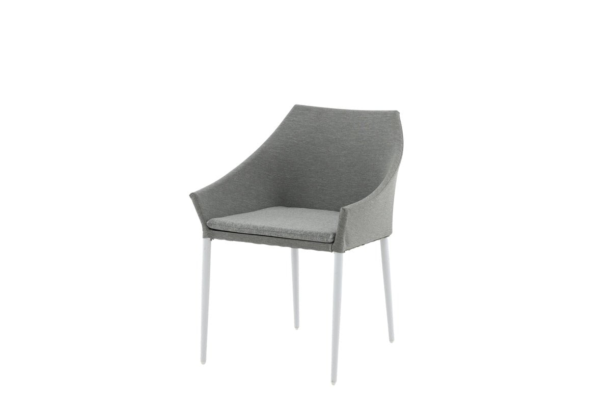 2er Set - Gartenstuhl Sophia aus Aluminium/Polyester