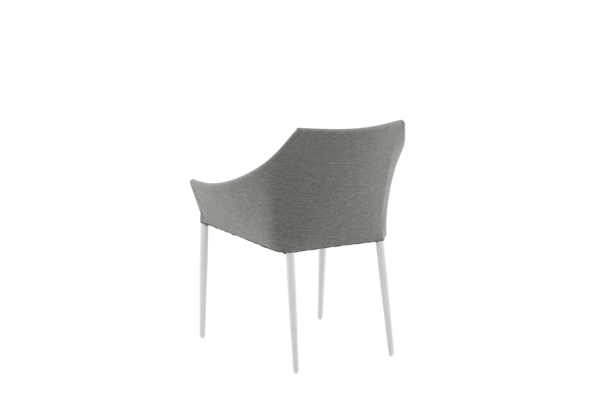 2er Set - Gartenstuhl Sophia aus Aluminium/Polyester