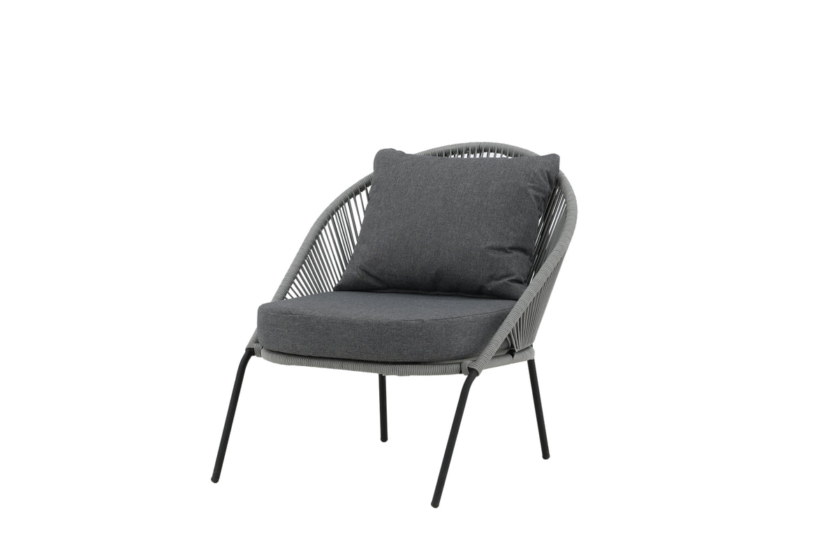 2er Set - Gartenstuhl Vintera aus Metall/Polyester