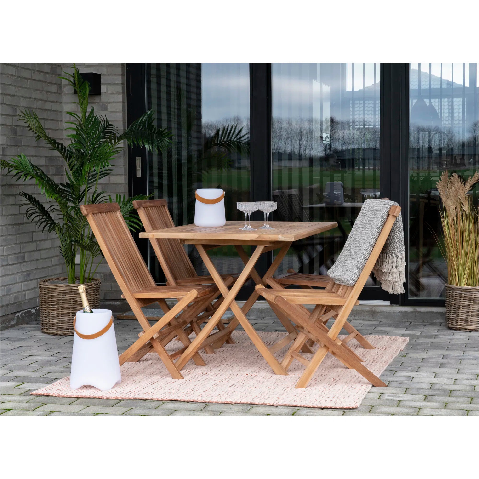 2er Set - Gartenstuhl Voler aus Teakholz
