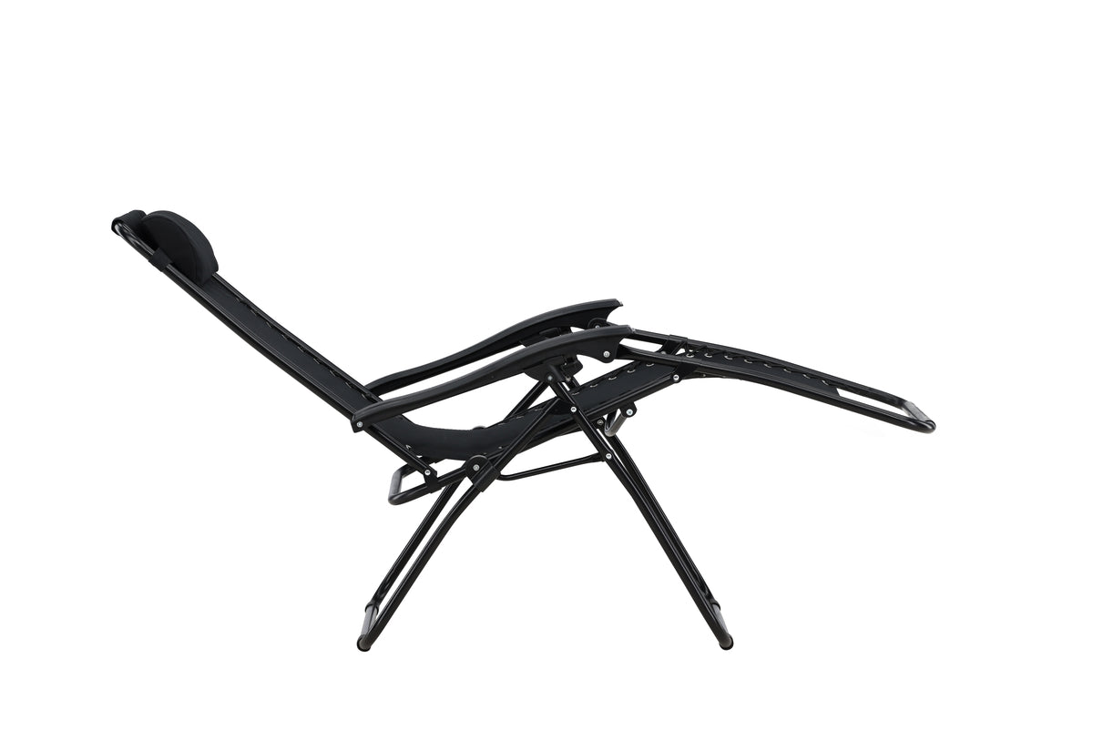 2er Set Sonnenliege Vionna - mit Oxford-Gewebe in 2 Farben