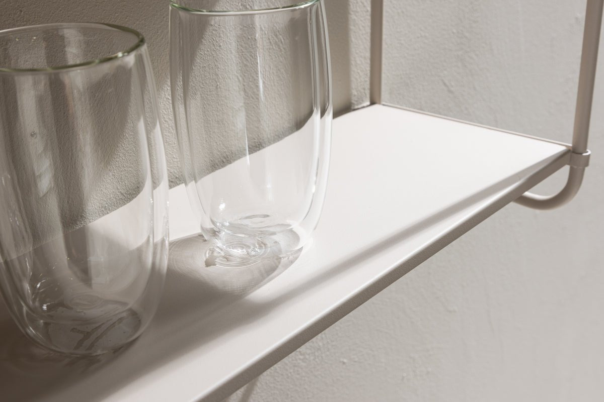 Wandregal Lyon – Wandregal in Beige oder Schwarz, klein & groß