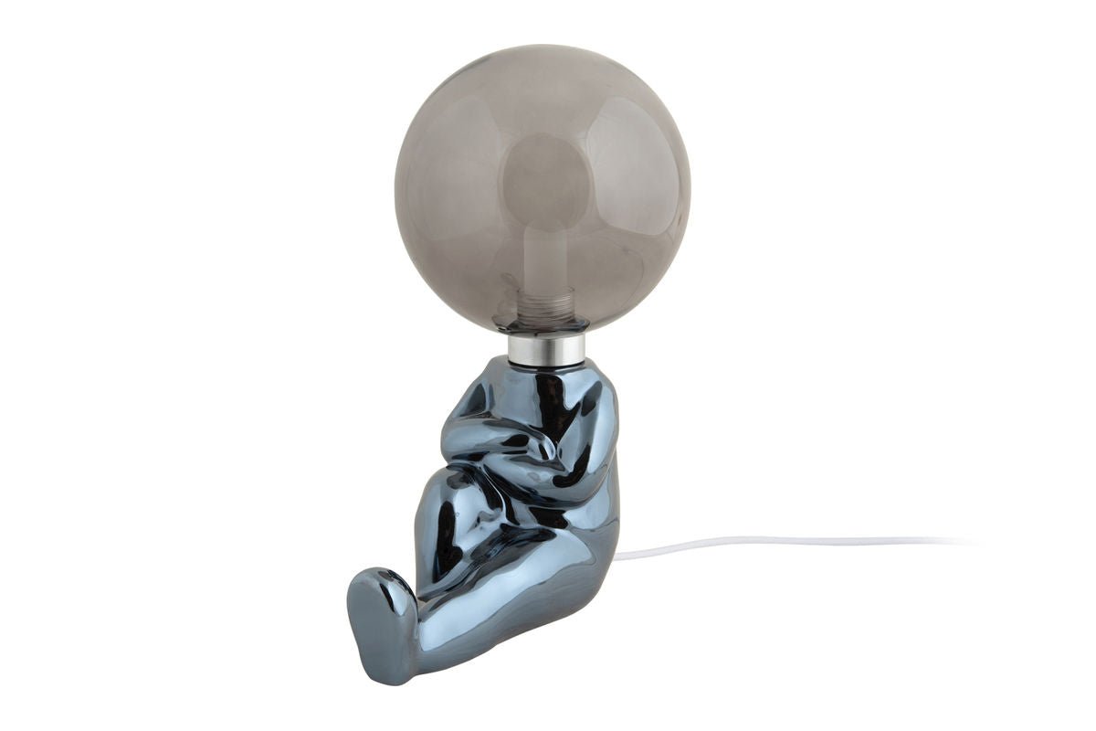 Tischlampe Antman (sitzend) - Designlampe Hochglanz beschichtet mit LED