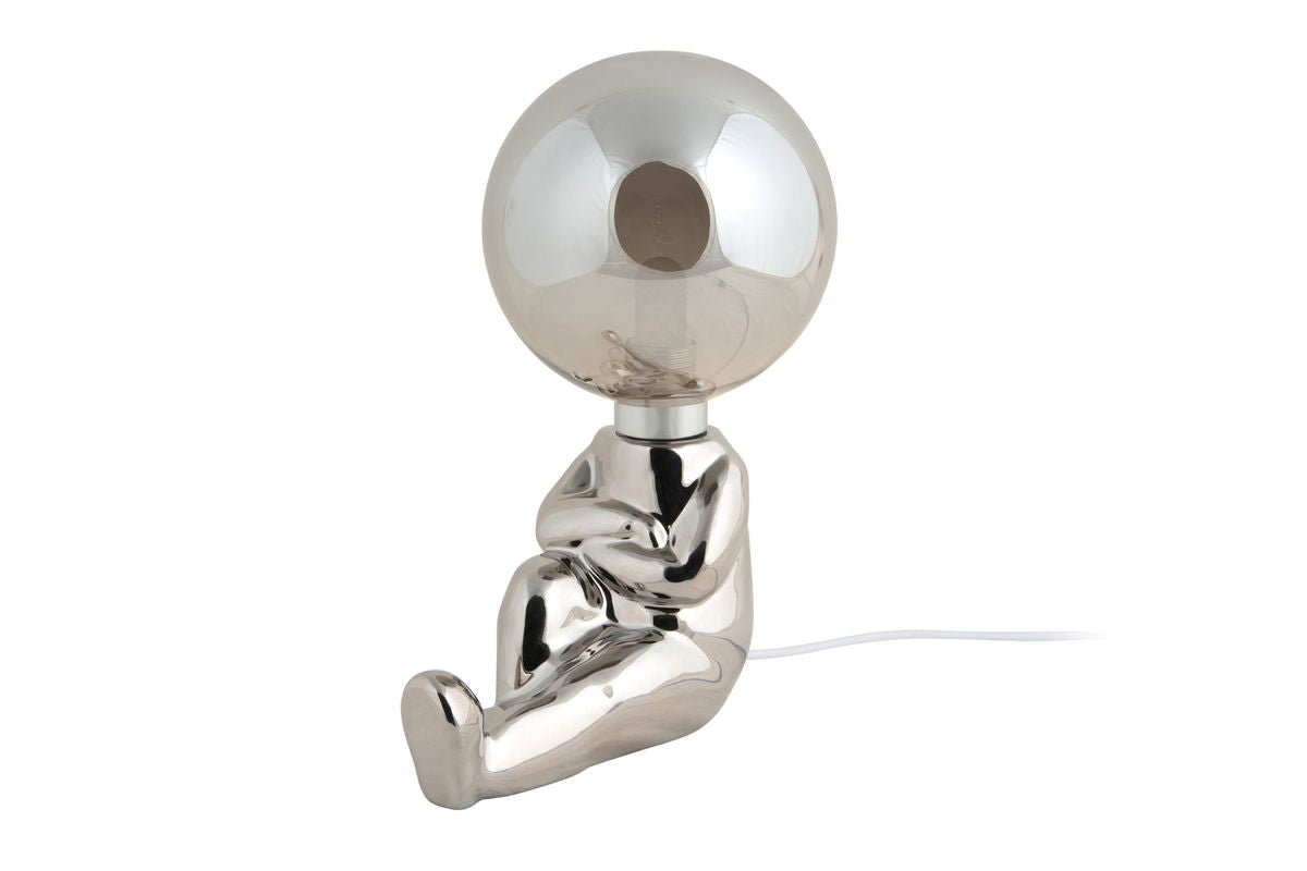 Tischlampe Antman (sitzend) - Designlampe Hochglanz beschichtet mit LED