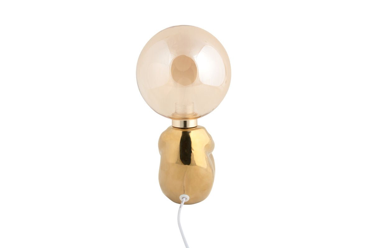 Tischlampe Antman (sitzend) - Designlampe Hochglanz beschichtet mit LED