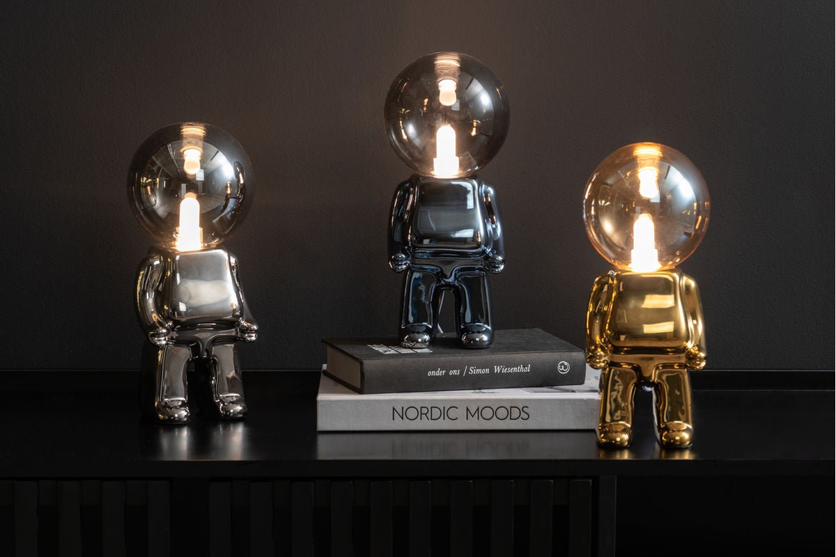 Tischlampe Antman - Designlampe Hochglanz beschichtet mit LED