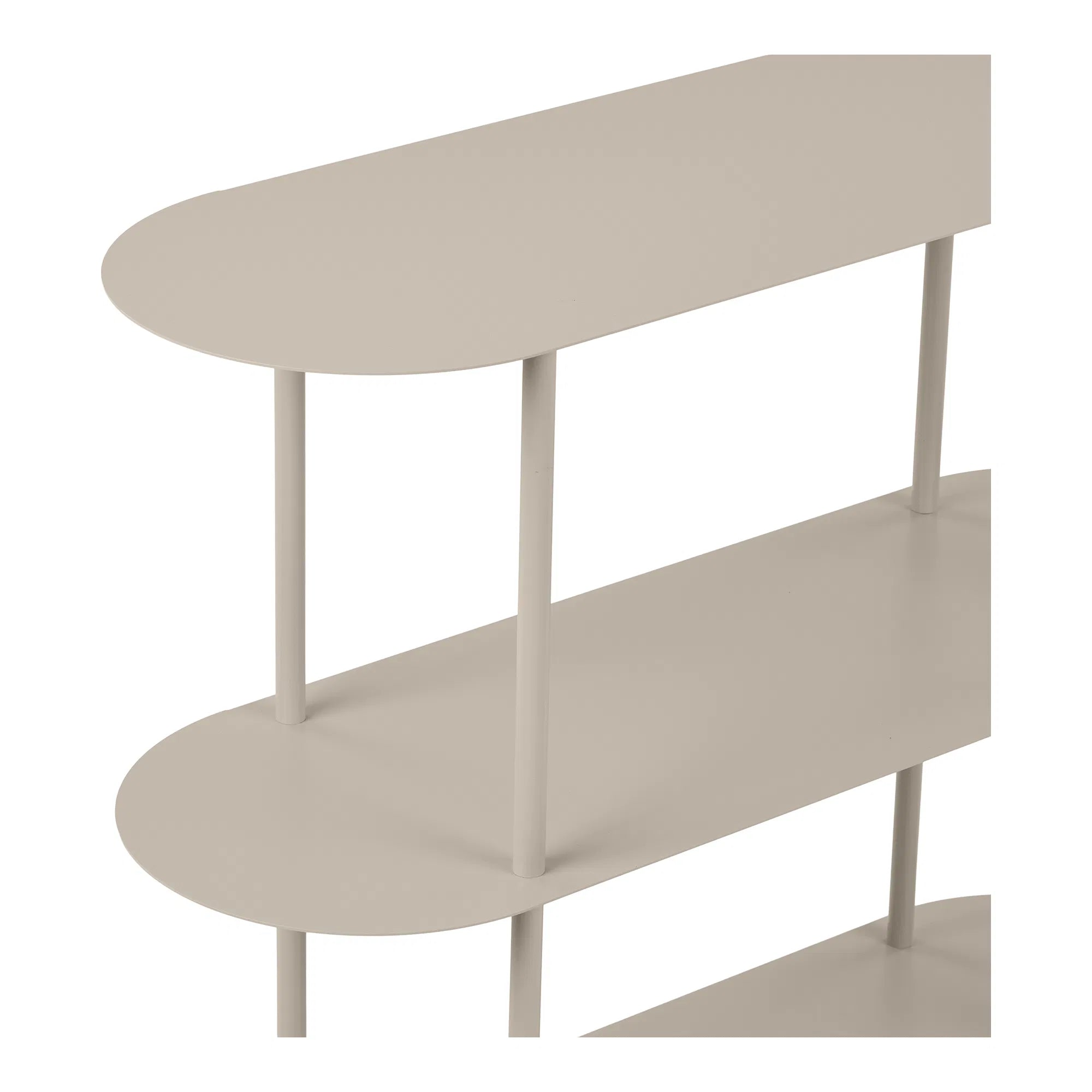 Standregal Kaldora – aus Metall in Sandfarbe