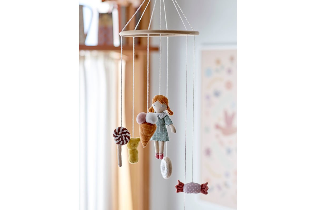 Kinderzimmer-Mobile Sami - mit Bonbon-Details für Babybett oder Wickeltisch