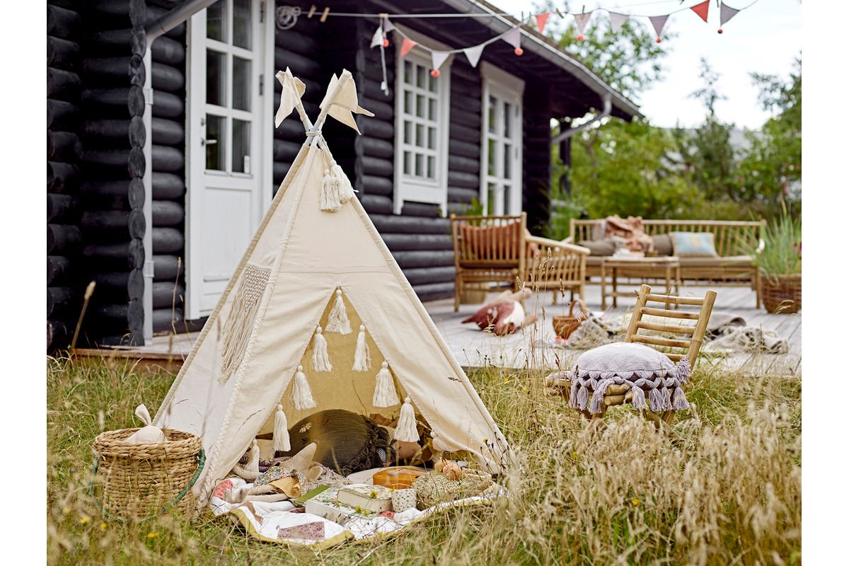 Kinder Tipi Zelt Darlin – Spielzelt aus Baumwolle & Holz