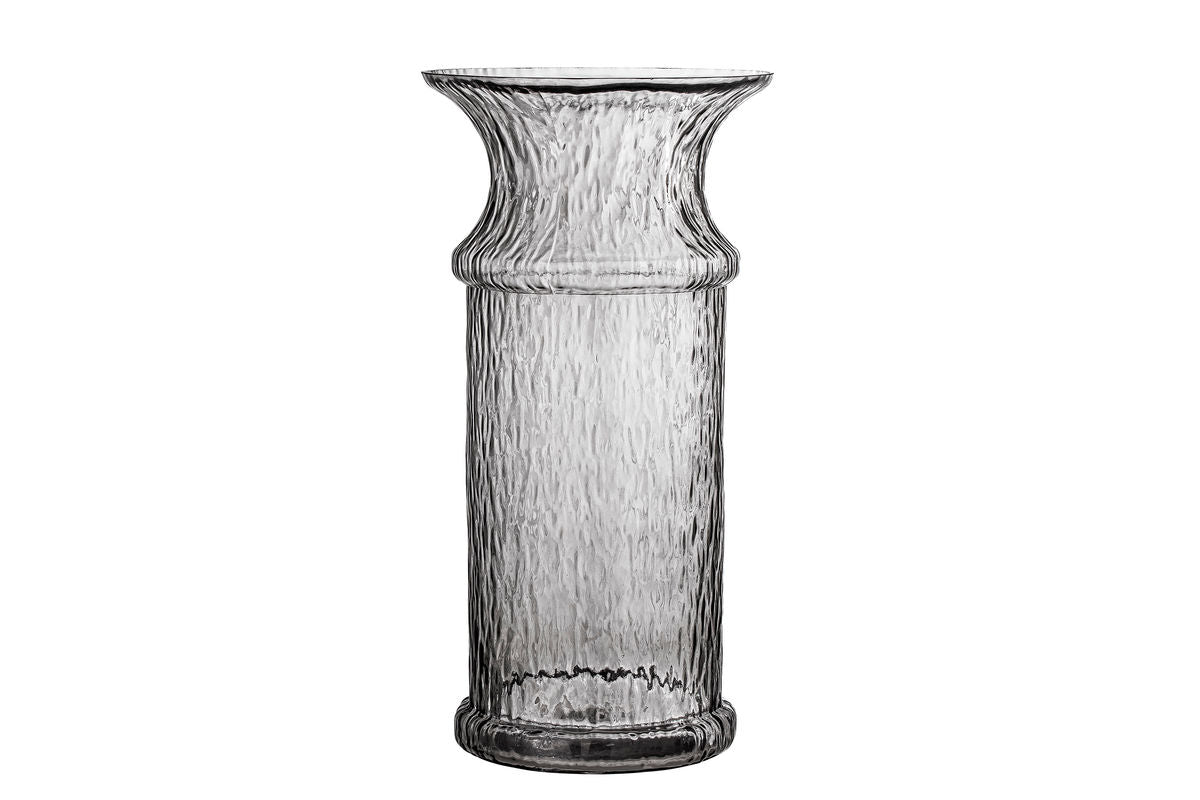 Vase „Sivra“ – Glas in Grau
