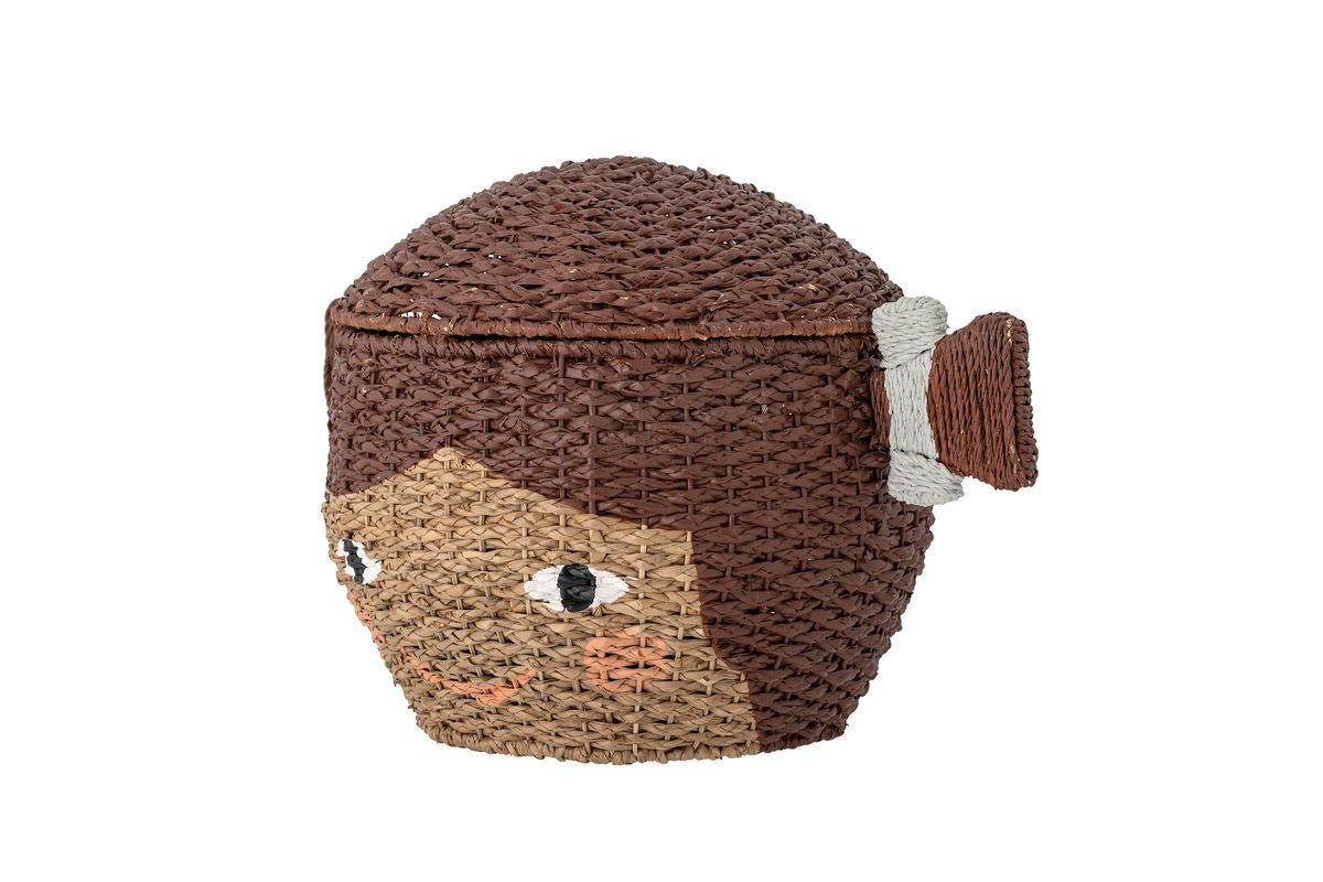 Aufbewahrungskorb Aria - handgeflochtener Korb aus Seegras in Mädchenform