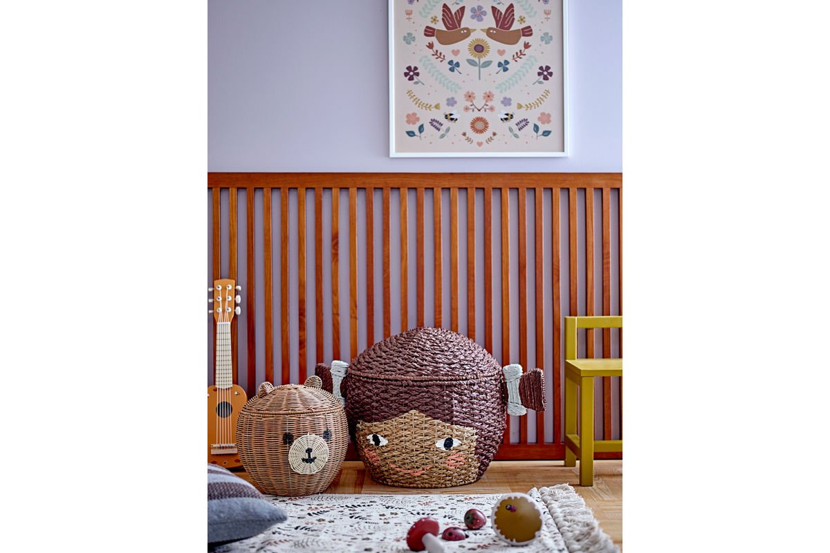 Aufbewahrungskorb Aria - handgeflochtener Korb aus Seegras in Mädchenform