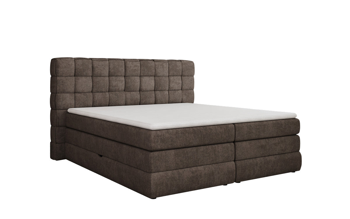 Boxspringbett Trama mit Stauraum in Stoff