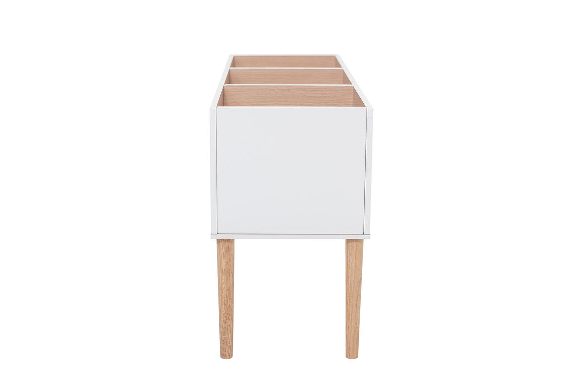 Bücherständer Lio – Weißes Kinderregal aus MDF