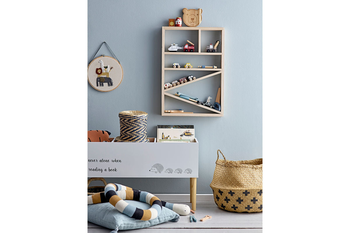 Bücherständer Lio – Weißes Kinderregal aus MDF